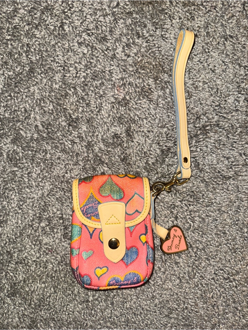 Y2K Dooney & Bourke mini wristlet/ case